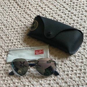 Ray-Ban Lilac Mirror Sunglasses #RB3536